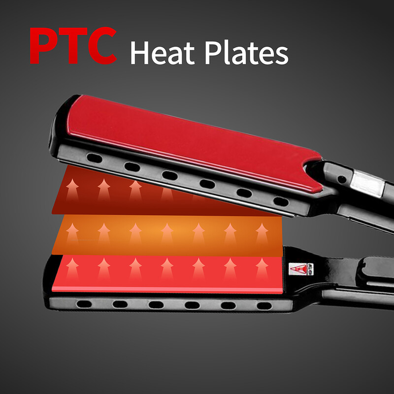 Plaukų tiesintuvas Titanium 480F Aukštos temperatūros Profesionalus Plaukų Lygintuvas PTC Gydomasis Plaukų Lygintuvas ir Šepetys
