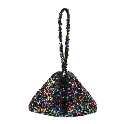 Jednofarebná flitrovaná crossbody kabelka v kórejskom štýle, flitrovaná kabelka cez rameno, kabelka pod pazuchu, kabelka na telefón, večerná kabelka, spoločenská kabelka, večera, párty