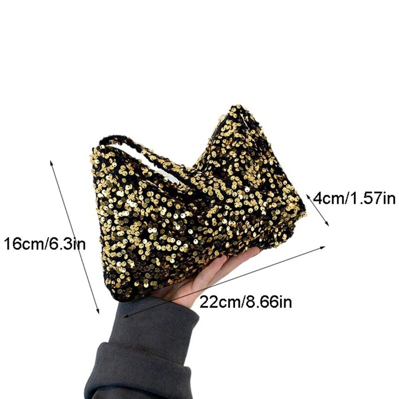 Jednofarebná flitrovaná crossbody kabelka v kórejskom štýle, flitrovaná kabelka cez rameno, kabelka pod pazuchu, kabelka na telefón, večerná kabelka, spoločenská kabelka, večera, párty