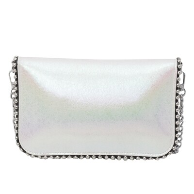 Kis láncos válltáskák nőknek, 2024-es koreai divat, új trend, női ezüst, kereszttestű táska, Y2K kézitáskák és pénztárcák