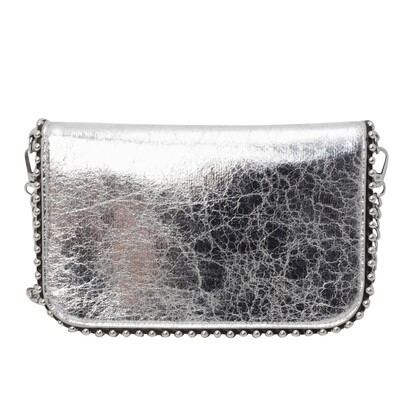 Kis láncos válltáskák nőknek, 2024-es koreai divat, új trend, női ezüst, kereszttestű táska, Y2K kézitáskák és pénztárcák