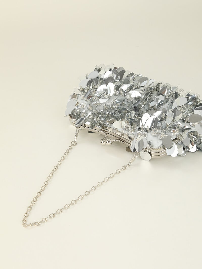 Kézzel készített masszív flitteres kézi crossbody clutch estélyi táska esküvőre és partira