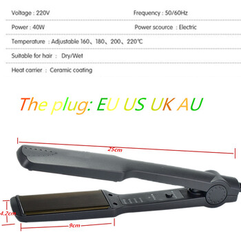 Professional Straightening Irons Fast Warning Thermal Performance Επαγγελματικό ισιωτικό μαλλιών με κεραμική πλάκα θέρμανσης τουρμαλίνης