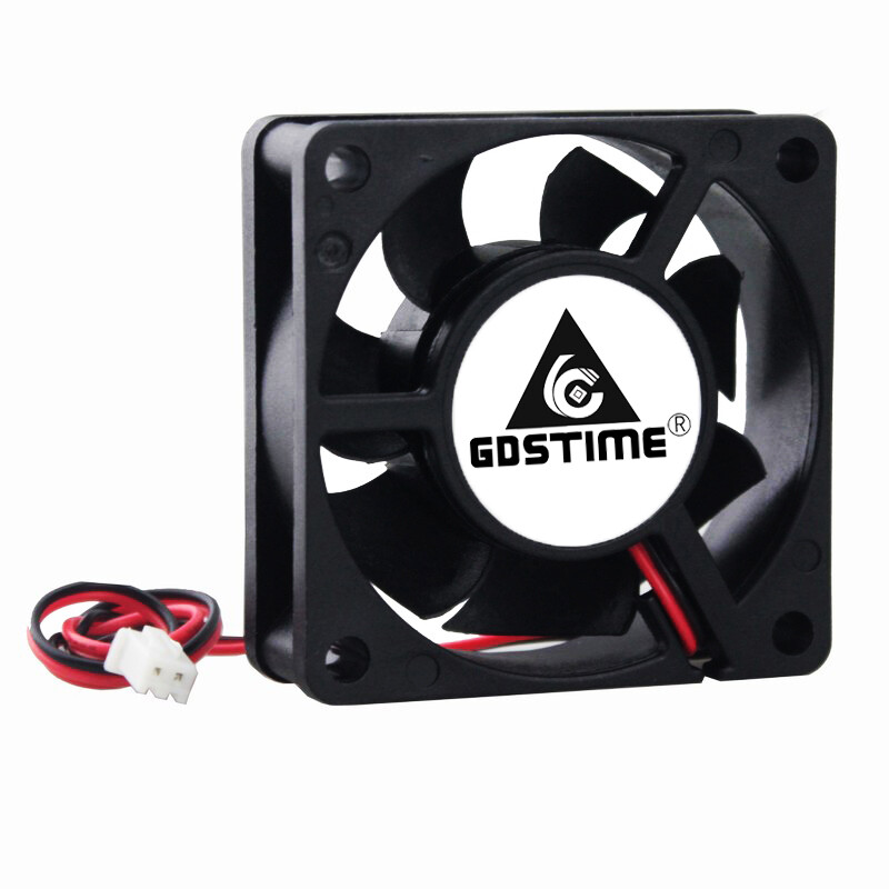 2 vnt Gdstime DC 24V 12V 60x60x20mm 60mm rutulinis guolis ašinis bešepetis spausdintuvo aušintuvo ventiliatorius 60mmx20mm 6cm radiatoriaus aušinimo ventiliatorius