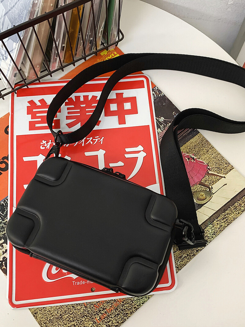 Minimalistická pánska mäkká kožená malá taška do krabice, ľahká pánska taška cez rameno s tvrdou škrupinou, cestovná taška cez rameno, telefón, crossbody taška pre mužov