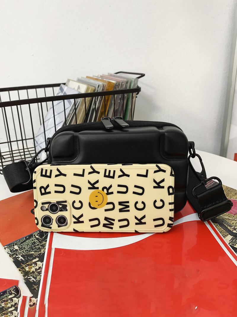 Minimalistická pánska mäkká kožená malá taška do krabice, ľahká pánska taška cez rameno s tvrdou škrupinou, cestovná taška cez rameno, telefón, crossbody taška pre mužov