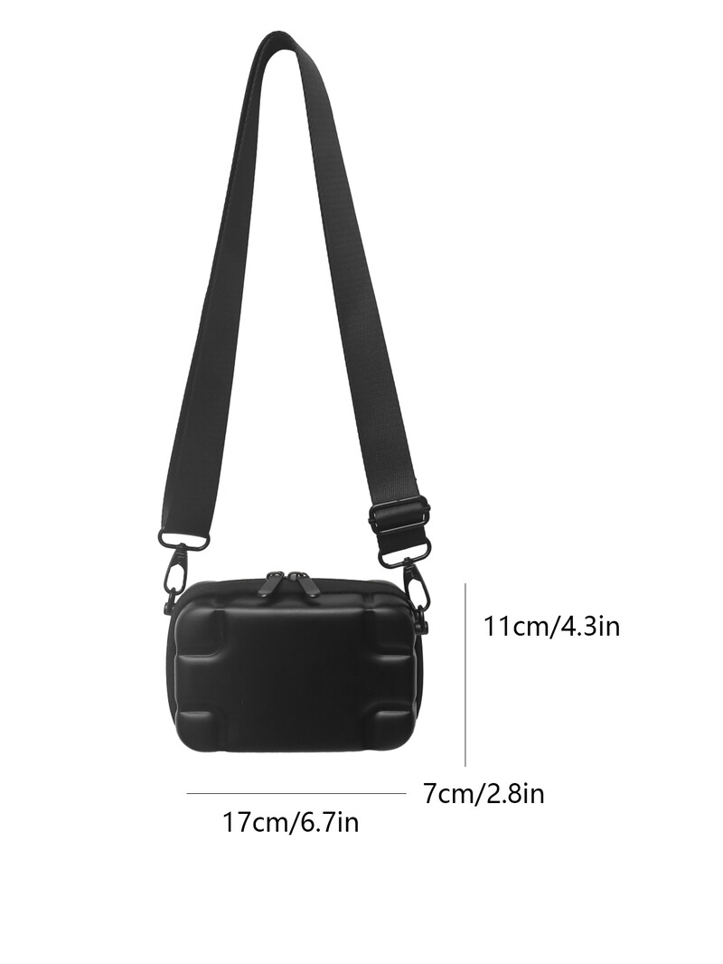 Minimalistická pánska mäkká kožená malá taška do krabice, ľahká pánska taška cez rameno s tvrdou škrupinou, cestovná taška cez rameno, telefón, crossbody taška pre mužov
