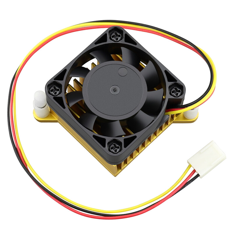 1 vnt Kompiuterio pagrindinė plokštė SouthBridge Northbridge Radiatorius 40x13mm Aliuminis W / Aušintuvo aušinimo ventiliatorius 40mm 12V 3Pin for Chip PC CPU