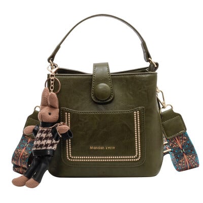 Horúca predajná vintage jednoduchá malá PU kožená crossbody kabelka pre ženy 2023 dizajnérska módna luxusná čierna kabelka cez rameno