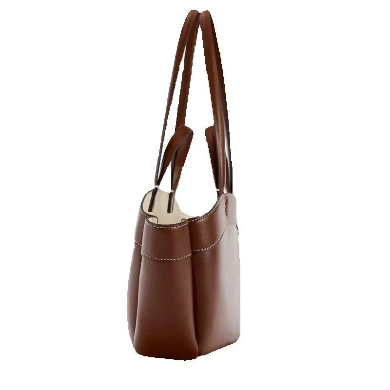 Dámska taška Tote Bag Podpazušie Veľkokapacitná taška z umelej kože cez rameno Retro Crossbody Taška Ležérna Prenosná Kabelka