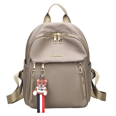 Čvrsti patentni zatvarač velikog kapaciteta Vodootporni najlonski modni ruksaci 2024. Vruća rasprodaja Svestrana ženska torba Mochila Mujer Mochila