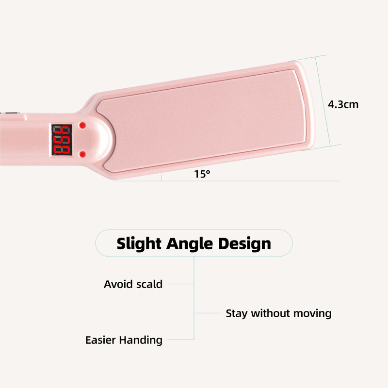 480℉ titán hajvasaló keratin kezelő hajvasaló Professzionális lebegő lapok Hajegyenesítő vasalók 100-240V