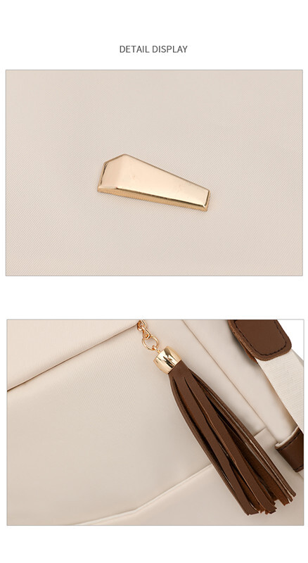 Cioc de modă, decorativ, rucsac antifurt de nailon pentru femei