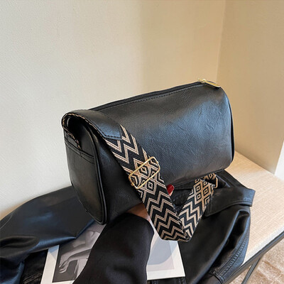 Visokokvalitetna PU kožna torba preko ramena za žene Vintage PU kožna ženska mala ručna torba Jastuk Kurirska torba