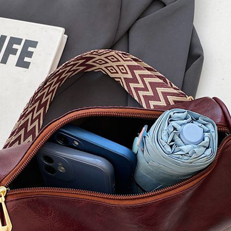 Visokokvalitetna PU kožna torba preko ramena za žene Vintage PU kožna ženska mala ručna torba Jastuk Kurirska torba