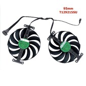 95 mm T129215SU VGA aušinimo ventiliatoriaus aušintuvas, skirtas ASUS GeForce RTX 3060 Ti 3060ti RTX3070 DUAL OC GPU grafinės vaizdo plokštės ventiliatoriams 12V 6Pin