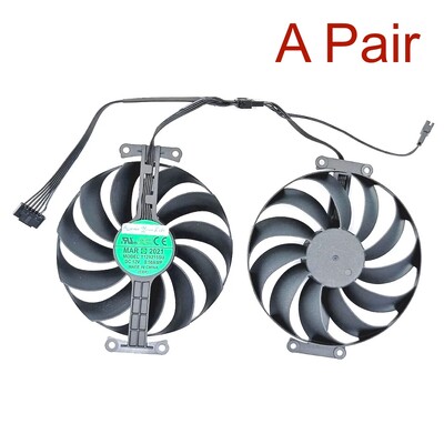95 mm T129215SU VGA aušinimo ventiliatoriaus aušintuvas, skirtas ASUS GeForce RTX 3060 Ti 3060ti RTX3070 DUAL OC GPU grafinės vaizdo plokštės ventiliatoriams 12V 6Pin