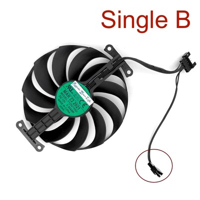 95 mm T129215SU VGA aušinimo ventiliatoriaus aušintuvas, skirtas ASUS GeForce RTX 3060 Ti 3060ti RTX3070 DUAL OC GPU grafinės vaizdo plokštės ventiliatoriams 12V 6Pin