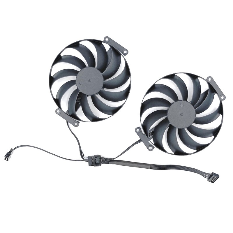 95 mm T129215SU VGA aušinimo ventiliatoriaus aušintuvas, skirtas ASUS GeForce RTX 3060 Ti 3060ti RTX3070 DUAL OC GPU grafinės vaizdo plokštės ventiliatoriams 12V 6Pin
