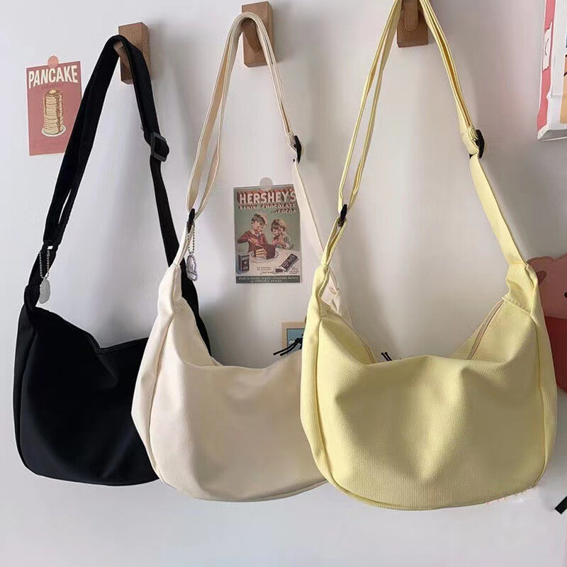 Dámske kabelky cez rameno, pevné Harajuku, jednoduché multifunkčné kabelky s veľkou kapacitou, crossbody tašky pre ženy, dospievajúce ženy, kabelka