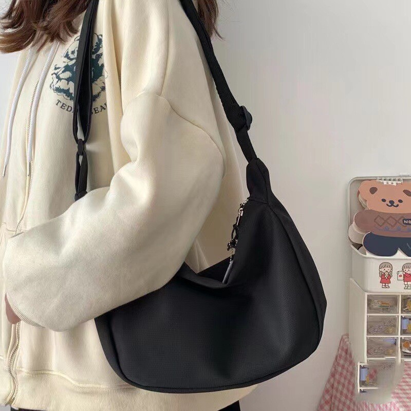 Dámske kabelky cez rameno, pevné Harajuku, jednoduché multifunkčné kabelky s veľkou kapacitou, crossbody tašky pre ženy, dospievajúce ženy, kabelka