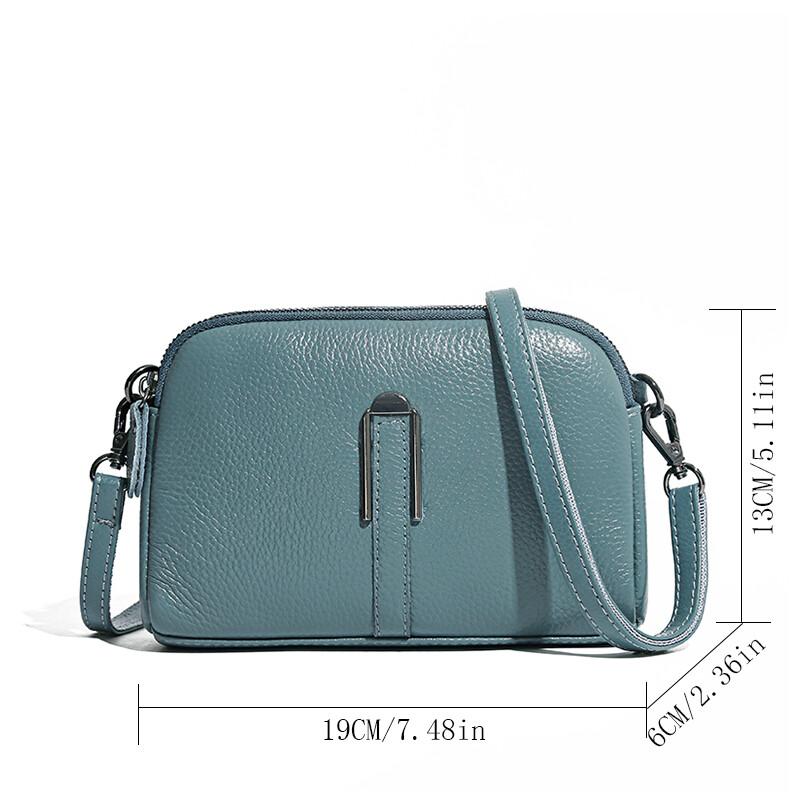 Luxusná dámska kožená kabelka cez rameno, luxusná crossbody kabelka pre ženy, jednofarebná spojka, kabelka cez rameno