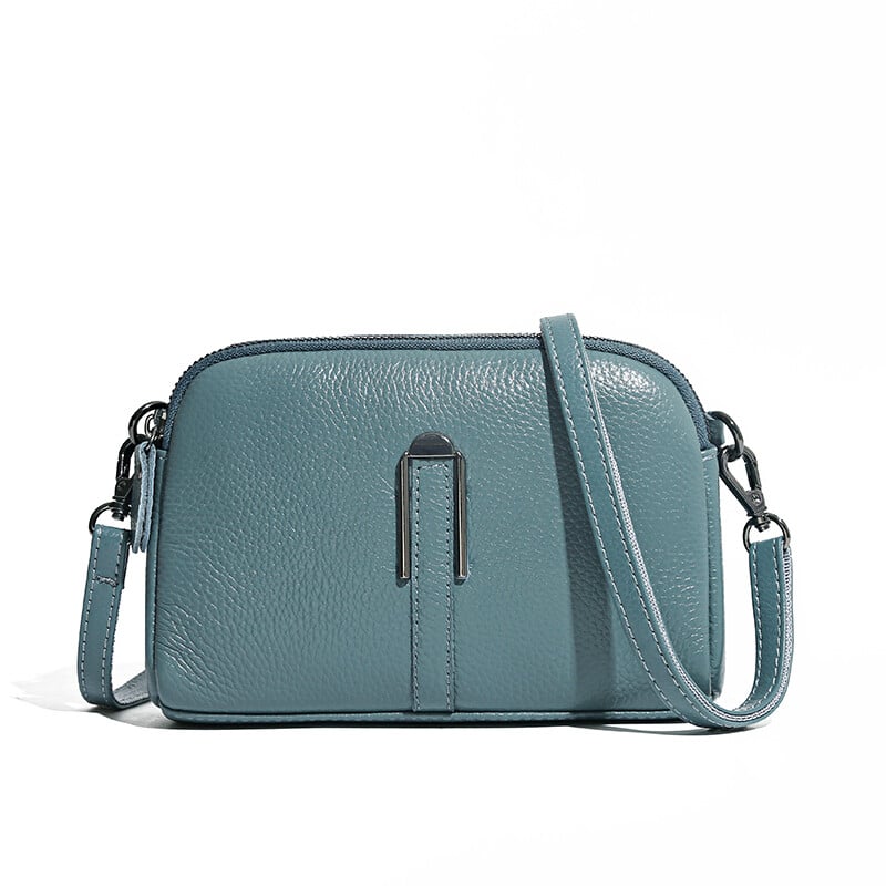 Luxusná dámska kožená kabelka cez rameno, luxusná crossbody kabelka pre ženy, jednofarebná spojka, kabelka cez rameno