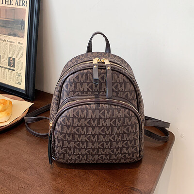 Kiváló minőségű PU bőr hátizsák Luxus tervezői iskolatáska lányoknak 2024 Új női, nagy kapacitású hátizsákok női válltáska