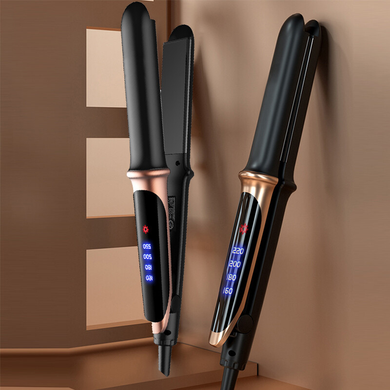 Ισιωτικό μαλλιών Ρυθμιζόμενη θερμοκρασία 2 σε 1 με τέσσερις ταχύτητες Επαγγελματικό ισιωτικό μαλλιών Επίπεδο σίδερο Εργαλείο styling γρήγορης προθέρμανσης