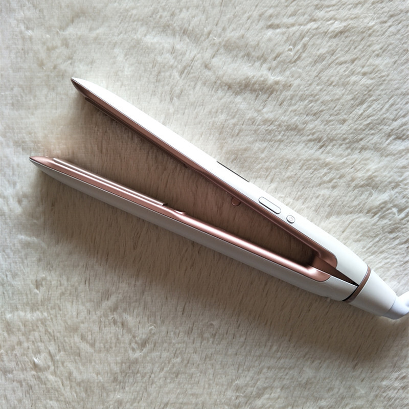 Plaukų tiesintuvas 2 viename titano profesionalus titano lygintuvas su skaitmeniniu LCD ekranu