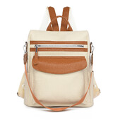 Vintage batohy Dámske kožené batohy cez rameno Módne dámske batohy s ochranou proti krádeži Vysokokvalitné tašky cez rameno pre voľný čas Mochila