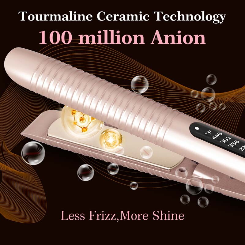 2 σε 1 Γρήγορο φορητό επαγγελματικό υπέρυθρο ανιόν ισιωτικό μαλλιών κεραμικά εργαλεία νάρθηκα
