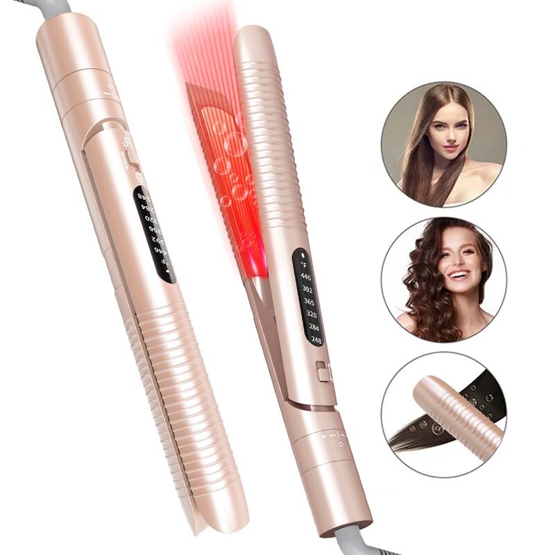 2 σε 1 Γρήγορο φορητό επαγγελματικό υπέρυθρο ανιόν ισιωτικό μαλλιών κεραμικά εργαλεία νάρθηκα