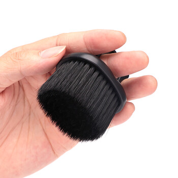 Черен пръстен Neck Duster Barber Remove Loose Hair Brush Четка за подстригване Мека четка за почистване на коса Фризьорски инструменти