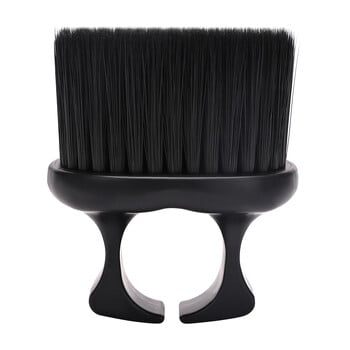 Черен пръстен Neck Duster Barber Remove Loose Hair Brush Четка за подстригване Мека четка за почистване на коса Фризьорски инструменти