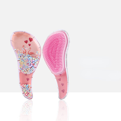 Cartoon Magic Comb Αντιστατικό μασάζ Βούρτσες μαλλιών Unicorn Tangle Detangle Μασάζ ντους Βούρτσα μαλλιών χτένα Αξεσουάρ σαλόνι ροζ