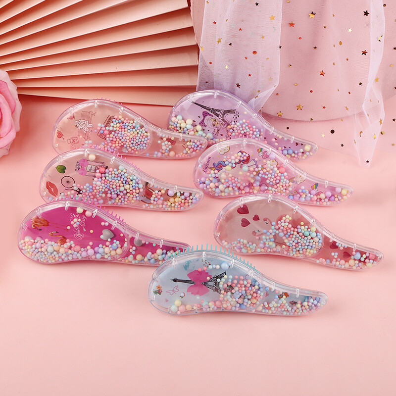 Cartoon Magic Comb Αντιστατικό μασάζ Βούρτσες μαλλιών Unicorn Tangle Detangle Μασάζ ντους Βούρτσα μαλλιών χτένα Αξεσουάρ σαλόνι ροζ