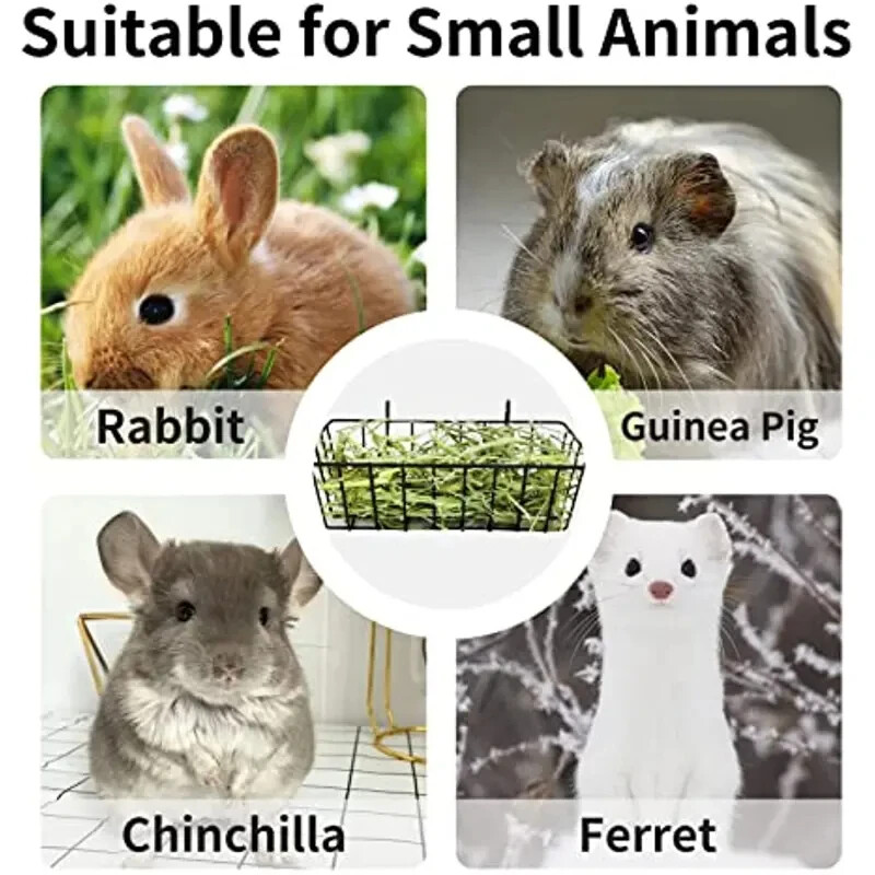 Trušu barības grozs zāles plaukta rāmis siena padevējs Trušu pavasara zāles siena bļoda plaukts mājdzīvnieku barības konteiners