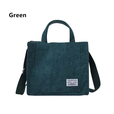 Dámska menčestrová kabelka na zips cez rameno, retro umelecká bavlnená plátenná kabelka, ležérna tote, dámska eko crossbody kabelka, vintage tašky cez rameno