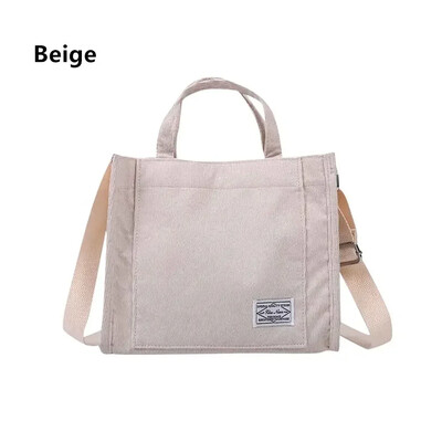 Dámska menčestrová kabelka na zips cez rameno, retro umelecká bavlnená plátenná kabelka, ležérna tote, dámska eko crossbody kabelka, vintage tašky cez rameno