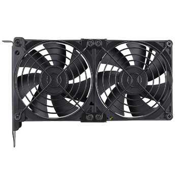 Gdstime 80MM 90MM Универсален настолен компютър VGA Cooler Partner Ultra Quiet Chassis PCI Graphics Card Double&Triple Fan Radiator