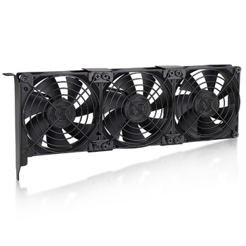 Gdstime 80MM 90MM Универсален настолен компютър VGA Cooler Partner Ultra Quiet Chassis PCI Graphics Card Double&Triple Fan Radiator