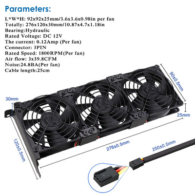 Gdstime 80MM 90MM universalus stalinis kompiuteris VGA aušintuvas Partner itin tylus korpusas PCI vaizdo plokštės dvigubas ir trigubas ventiliatorius
