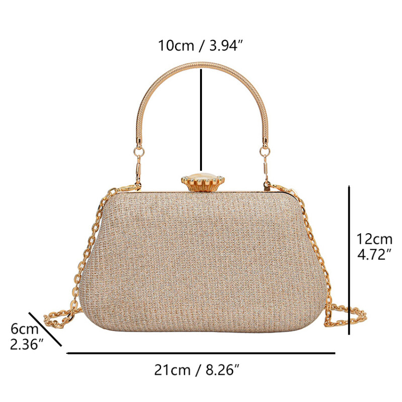 Luxus High Design női estélyi táska márka parti bankett csillogó táska hölgyeknek Esküvői Clutch kézitáska Válltáska lánc Bolsas