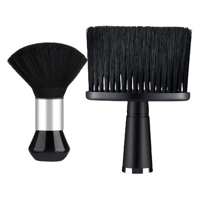 2 vnt./komplektas Neck Duster Barber Pašalinkite atsipalaidavusius plaukų šepetėlius Plaukų kirpimo šepetys Minkštas plaukų valymo šepetys Kirpyklos įrankiai