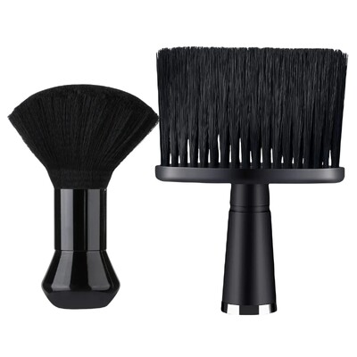 2 vnt./komplektas Neck Duster Barber Pašalinkite atsipalaidavusius plaukų šepetėlius Plaukų kirpimo šepetys Minkštas plaukų valymo šepetys Kirpyklos įrankiai