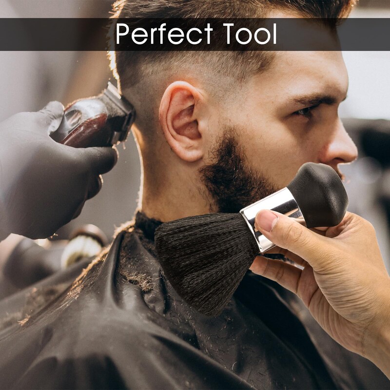 2 vnt./komplektas Neck Duster Barber Pašalinkite atsipalaidavusius plaukų šepetėlius Plaukų kirpimo šepetys Minkštas plaukų valymo šepetys Kirpyklos įrankiai
