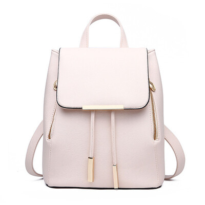 2019 Нова раница Ученически чанти за тийнейджъри Чанта за момичета Дамска раница Раници с горна дръжка PU кожена чанта за пътуване Mochila Escolar