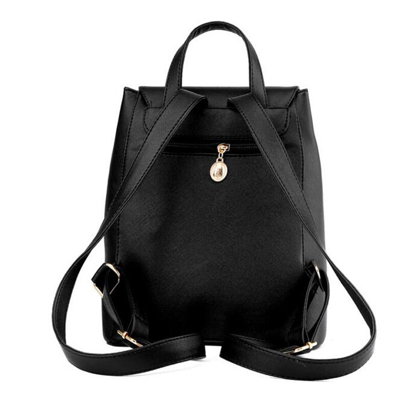 2019 Нова раница Ученически чанти за тийнейджъри Чанта за момичета Дамска раница Раници с горна дръжка PU кожена чанта за пътуване Mochila Escolar