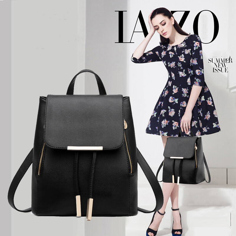 2019 Нова раница Ученически чанти за тийнейджъри Чанта за момичета Дамска раница Раници с горна дръжка PU кожена чанта за пътуване Mochila Escolar